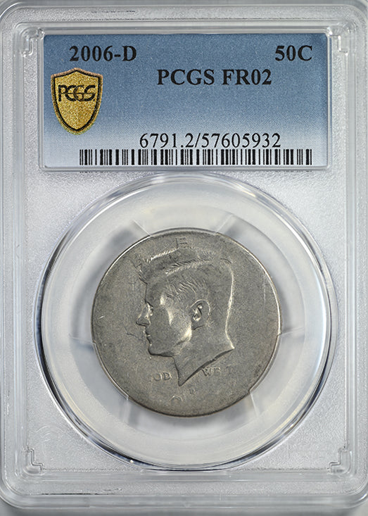 2006-D Kennedy Half Dollar 50C PCGS FR02 - Lowball