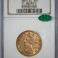 1890-CC Liberty Head Gold Eagle $10 NGC AU53 CAC Obverse Slab