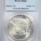 1927 Peace Dollar $1 PCGS MS63