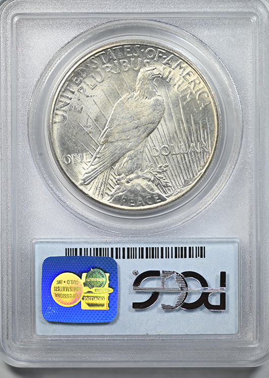 1927 Peace Dollar $1 PCGS MS63
