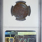 1883 A Bolivia 1C Centavo NGC MS65BN - TONED! Reverse Slab