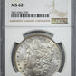 1889-O Morgan Dollar $1 NGC MS62