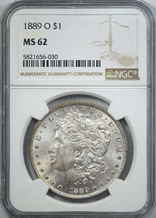 1889-O Morgan Dollar $1 NGC MS62