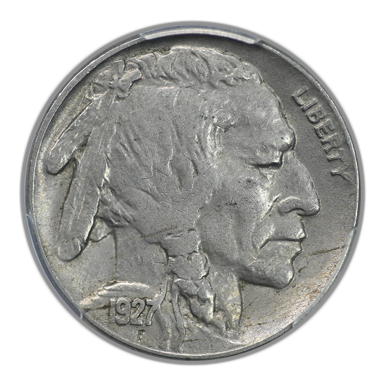 1927-D Buffalo Nickel 5C PCGS AU55