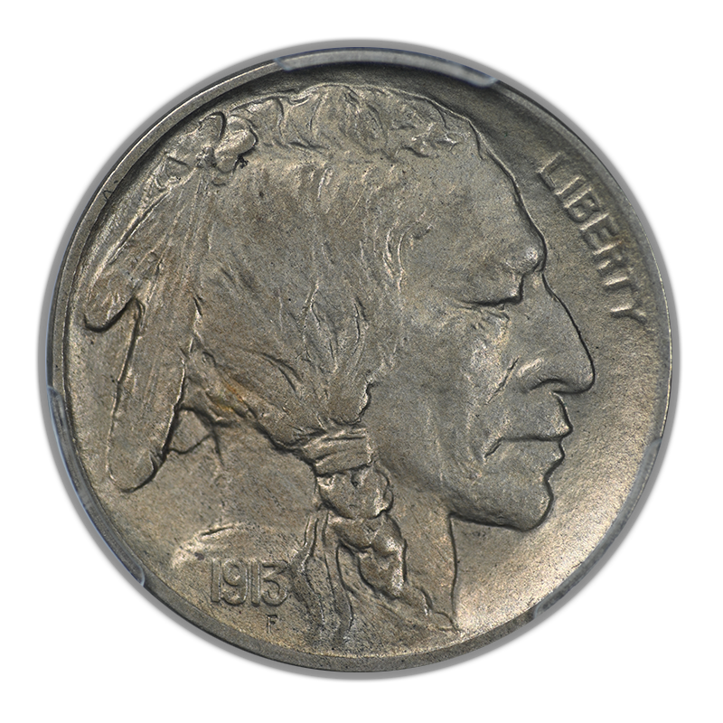1913-D Type 1 Buffalo Nickel 5C PCGS AU58 CAC