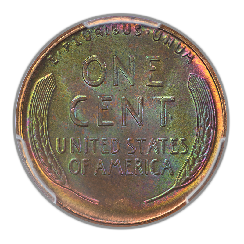 1956 Lincoln Wheat Cent 1C PCGS MS65RB - TONED!