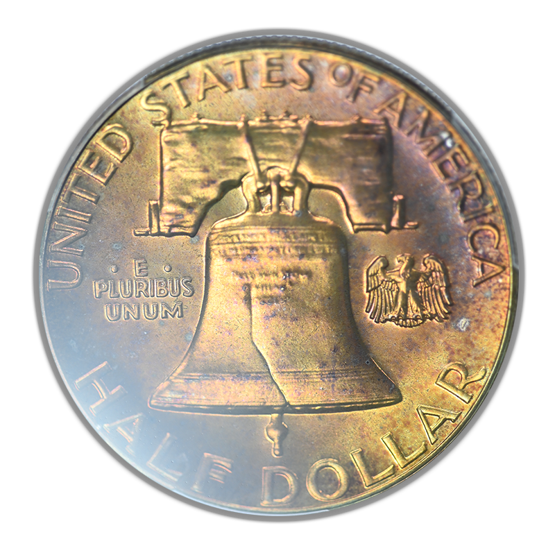 1963 Proof Franklin Half Dollar 50C PCGS PR67 - TONED!