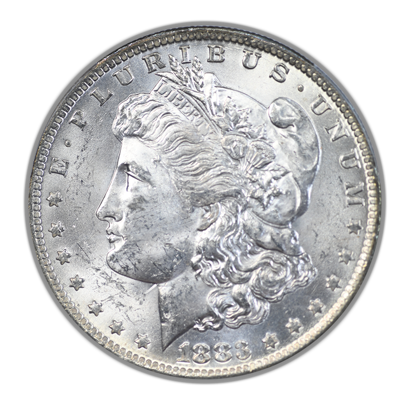 1883-O Morgan Dollar $1 PCGS MS63 - TONED!