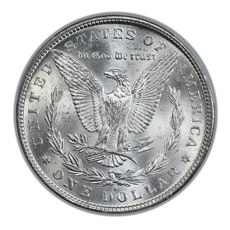 1891-S Morgan Dollar $1 PCGS MS64