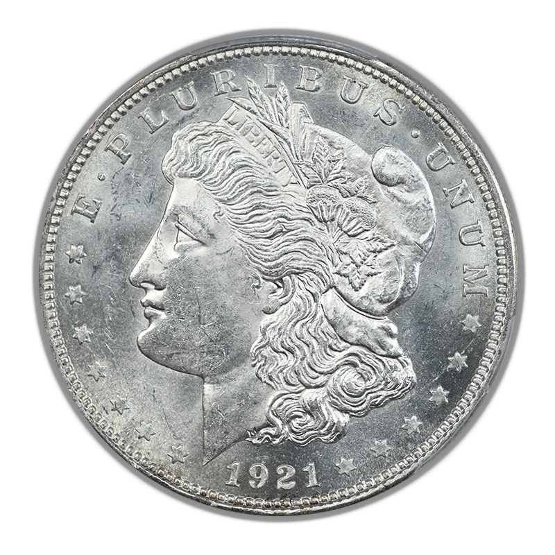 1921-D Morgan Dollar $1 PCGS MS63