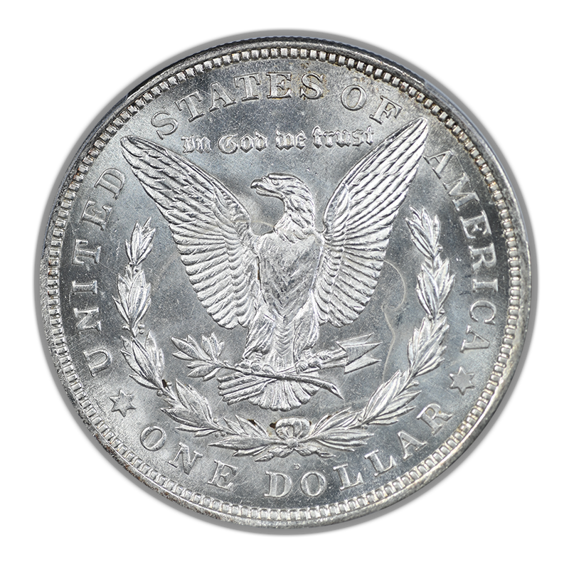 1921-D Morgan Dollar $1 PCGS MS63