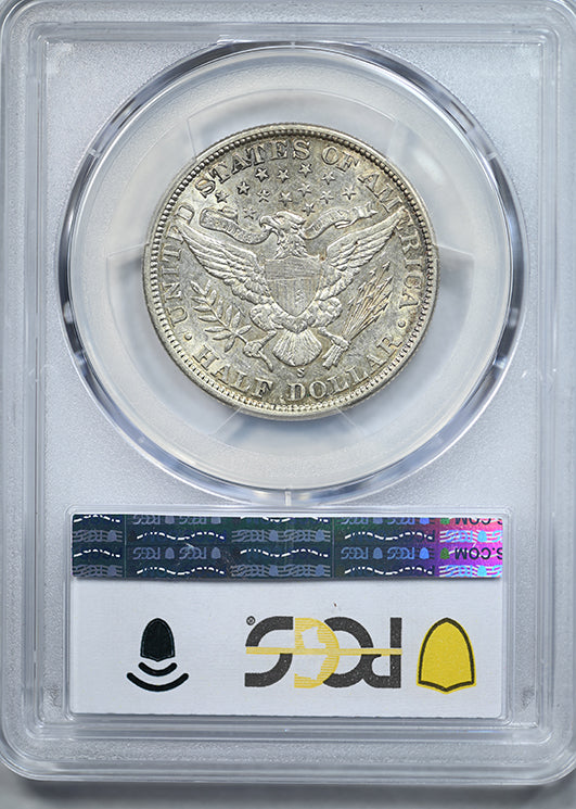 1900-S Barber Half Dollar 50C PCGS AU53