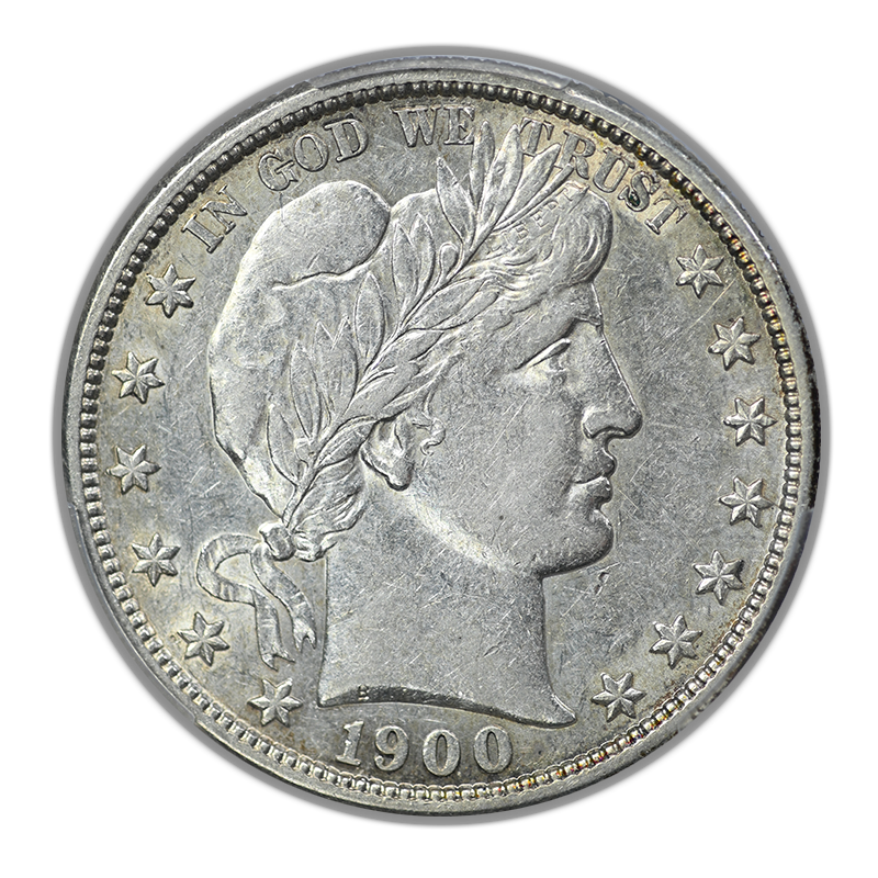 1900-S Barber Half Dollar 50C PCGS AU53