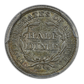 1853 Liberty Seated Half Dime H10C PCGS AU58 CAC - Arrows