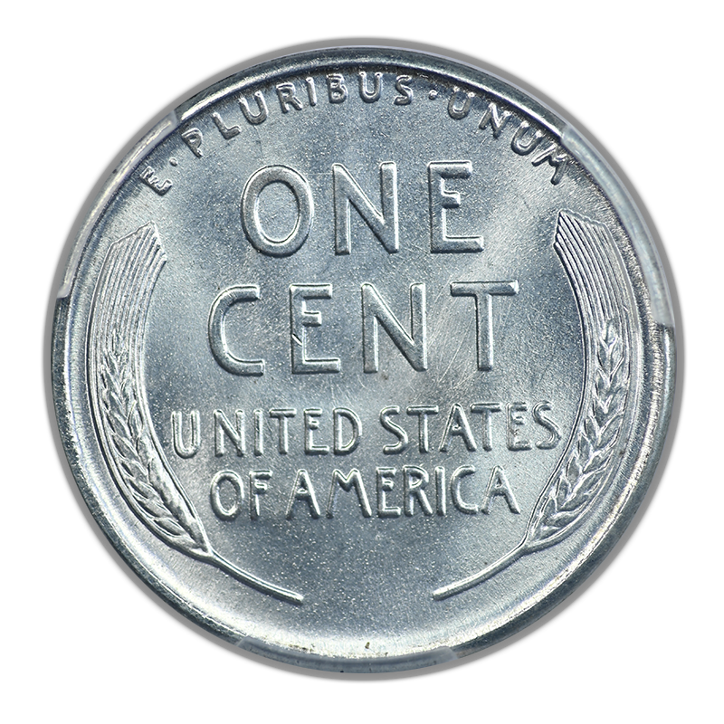 1943-D Steel Lincoln Wheat Cent 1C PCGS MS67