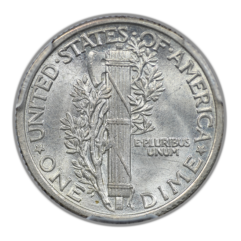 1916 Mercury Dime 10C PCGS MS65