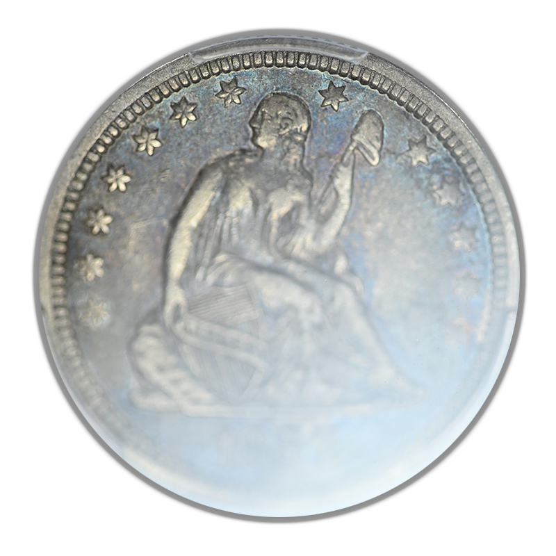 1857 Liberty Seated Quarter 25C PCGS XF40