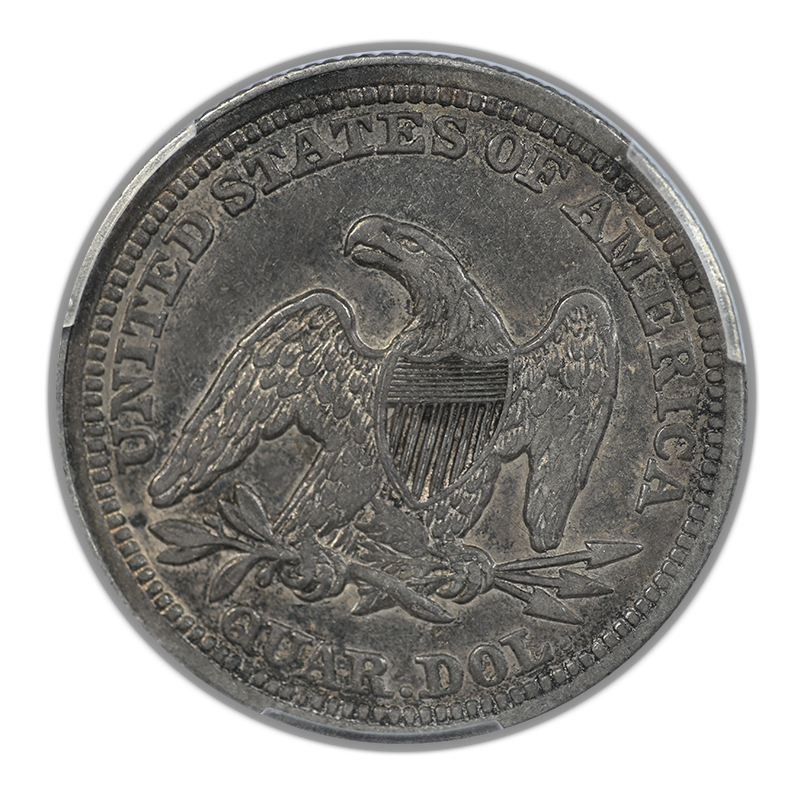 1857 Liberty Seated Quarter 25C PCGS XF40