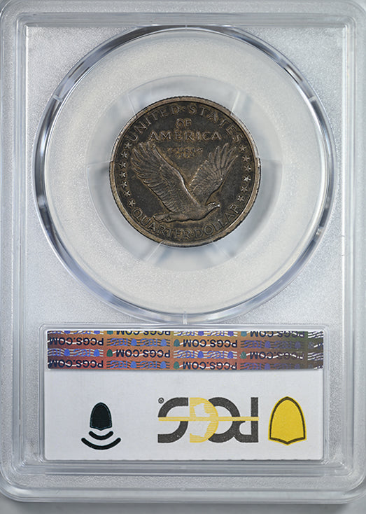 1917 Type 1 Standing Liberty Quarter 25C PCGS XF45