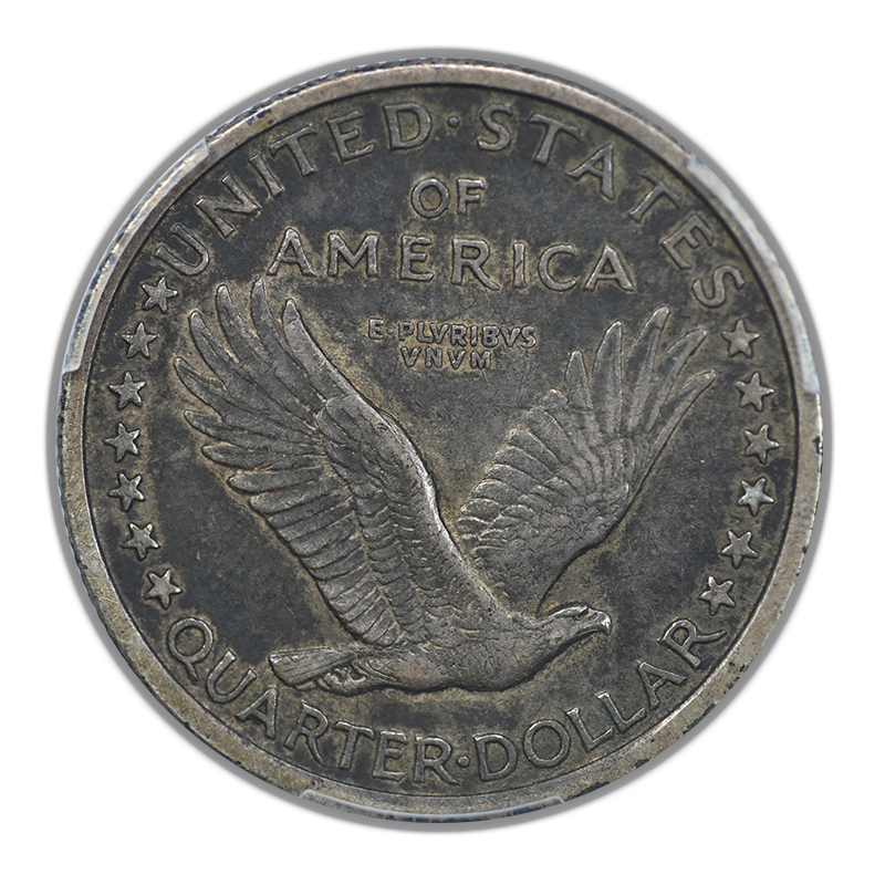 1917 Type 1 Standing Liberty Quarter 25C PCGS XF45