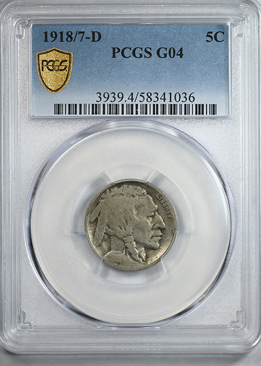 1918/7-D Buffalo Nickel 5C PCGS G04