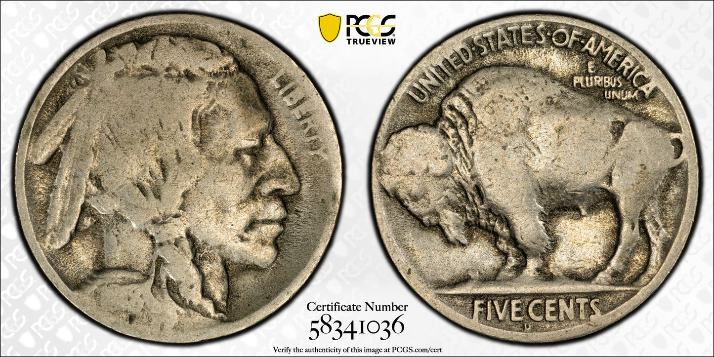 1918/7-D Buffalo Nickel 5C PCGS G04