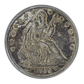 1855 Liberty Seated Half Dollar 50C PCGS AU58 CAC - Arrows
