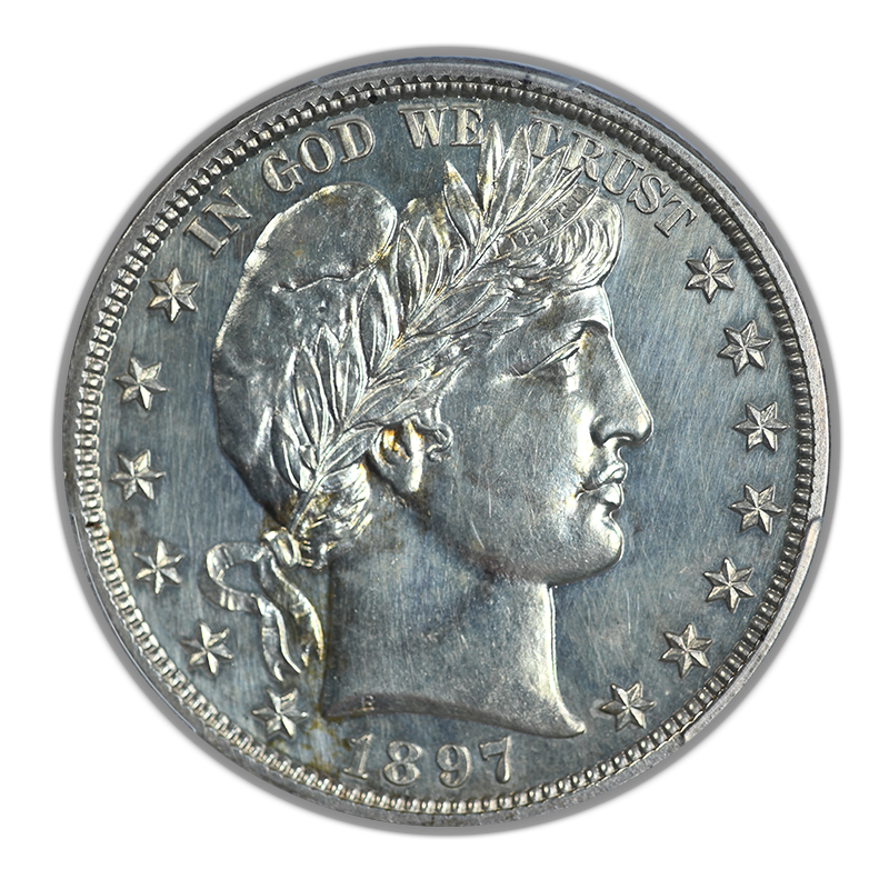1897 Proof Barber Half Dollar 50C PCGS PR61