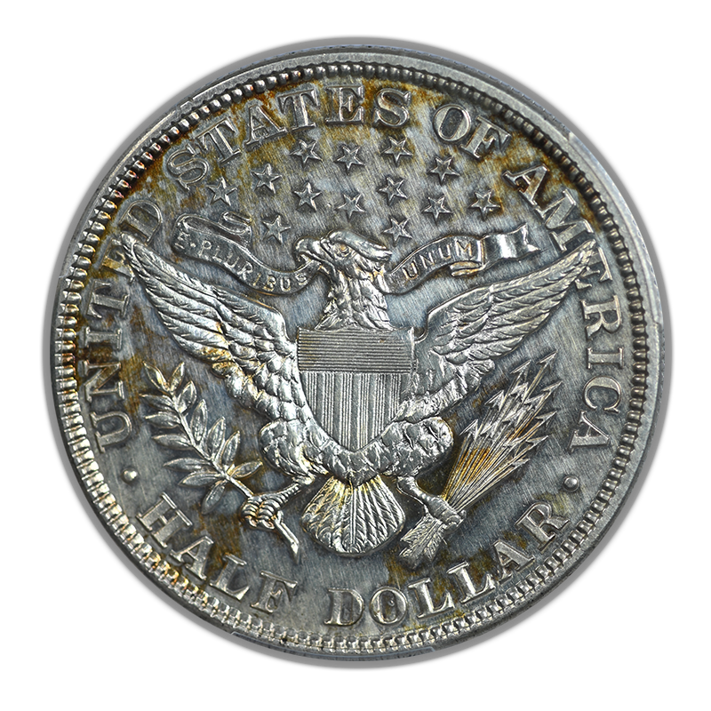 1897 Proof Barber Half Dollar 50C PCGS PR61