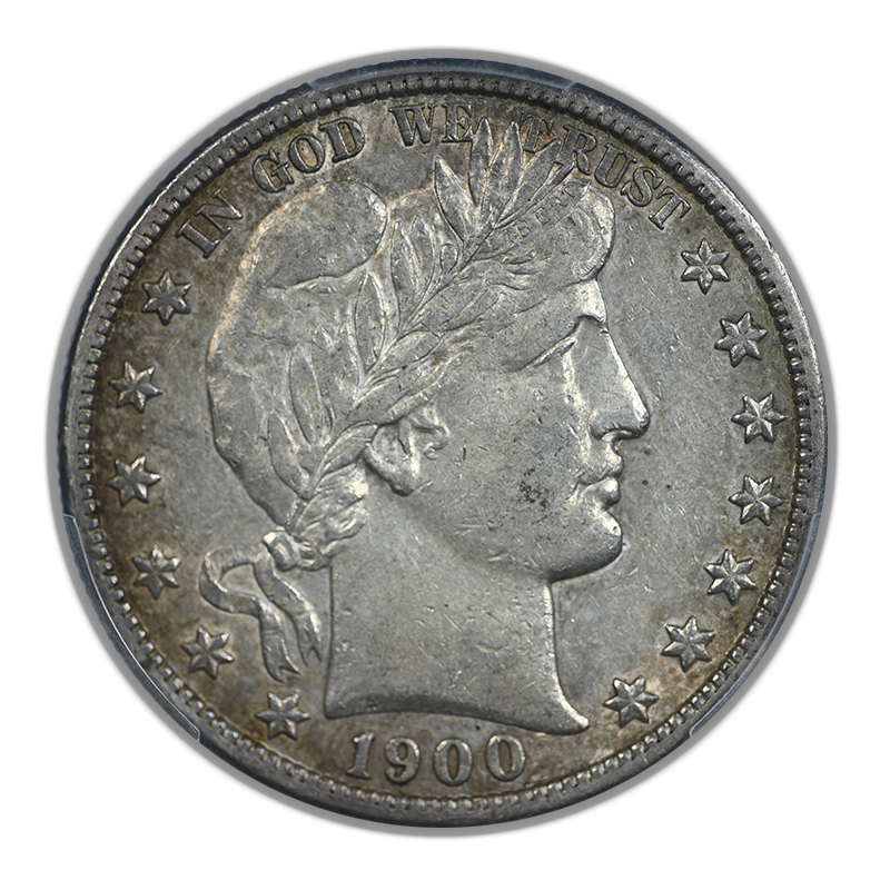 1900-S Barber Half Dollar 50C PCGS XF45