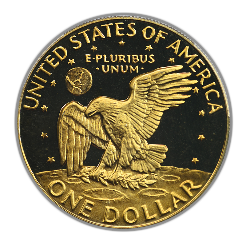 1978-S Proof Clad Eisenhower Ike Dollar $1 PCGS PR67DCAM Deep Cameo - TONED!