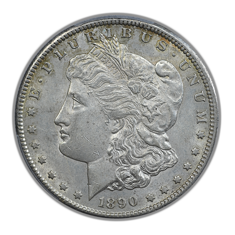 1890-CC Morgan Dollar $1 PCGS AU55