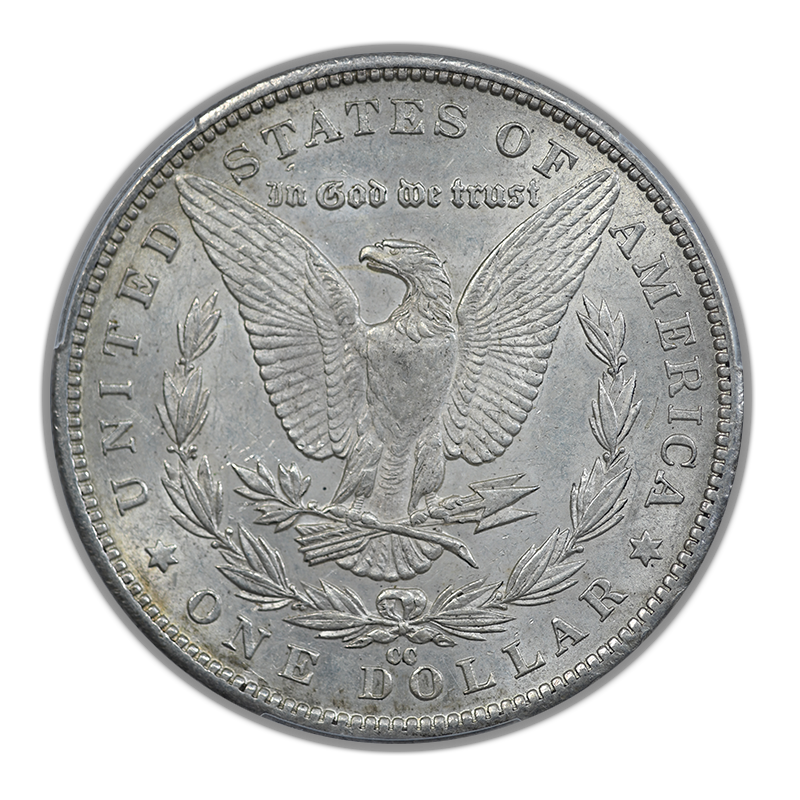 1890-CC Morgan Dollar $1 PCGS AU55