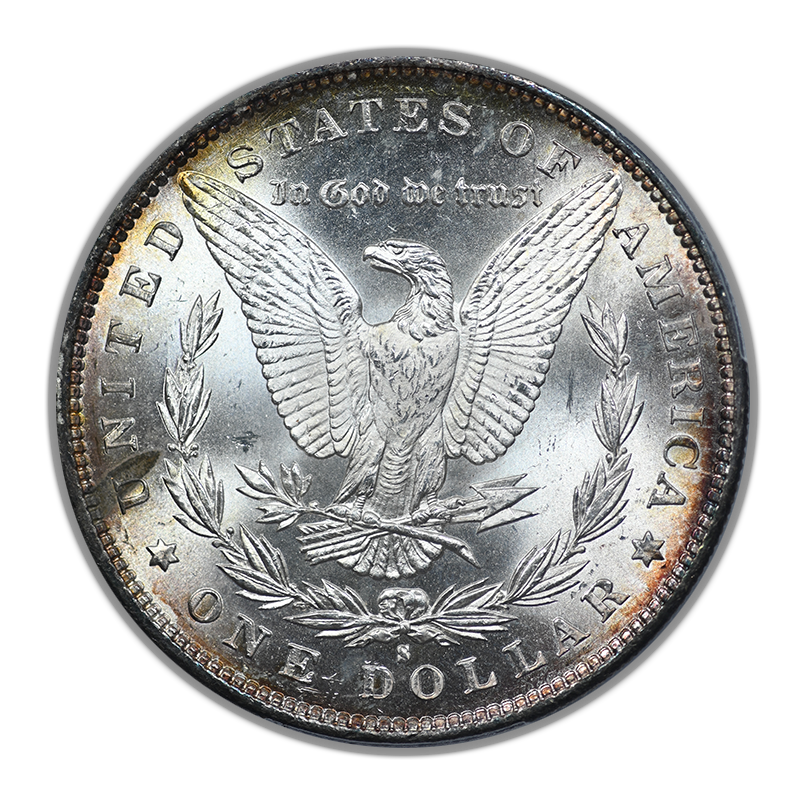 1891-S Morgan Dollar $1 PCGS MS63