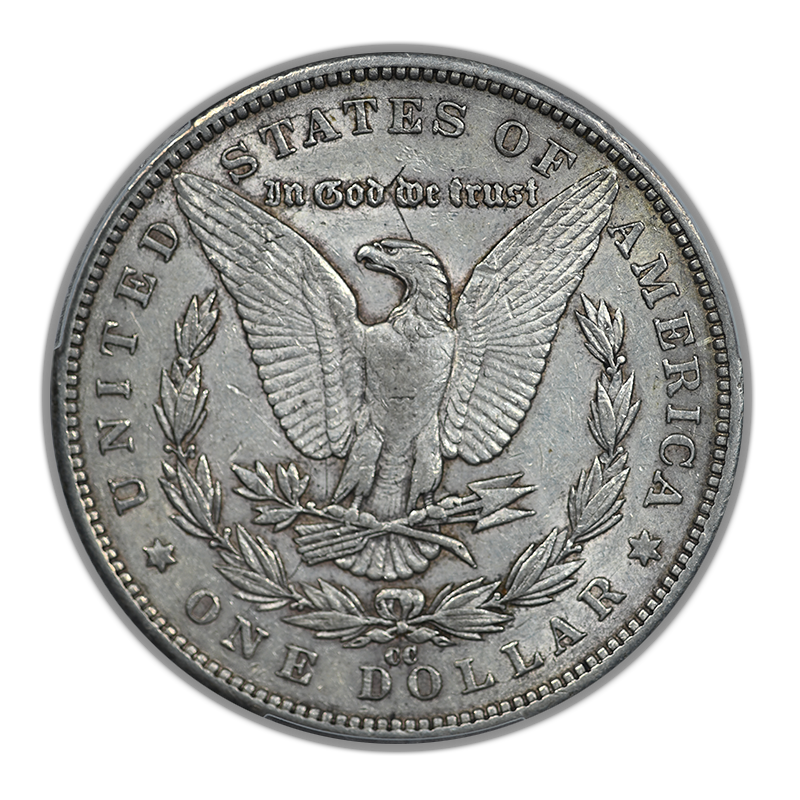 1892-CC Morgan Dollar $1 PCGS AU50