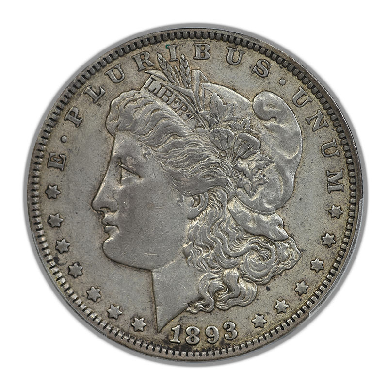 1893 Morgan Dollar $1 PCGS XF45