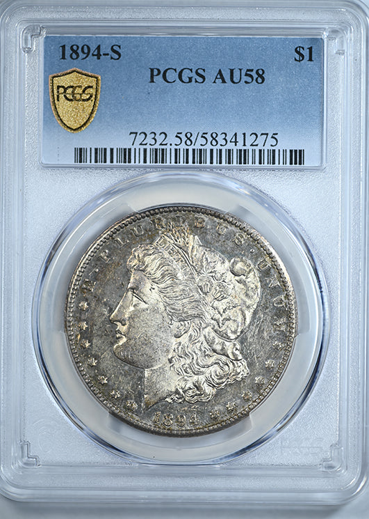 1894-S Morgan Dollar $1 PCGS AU58