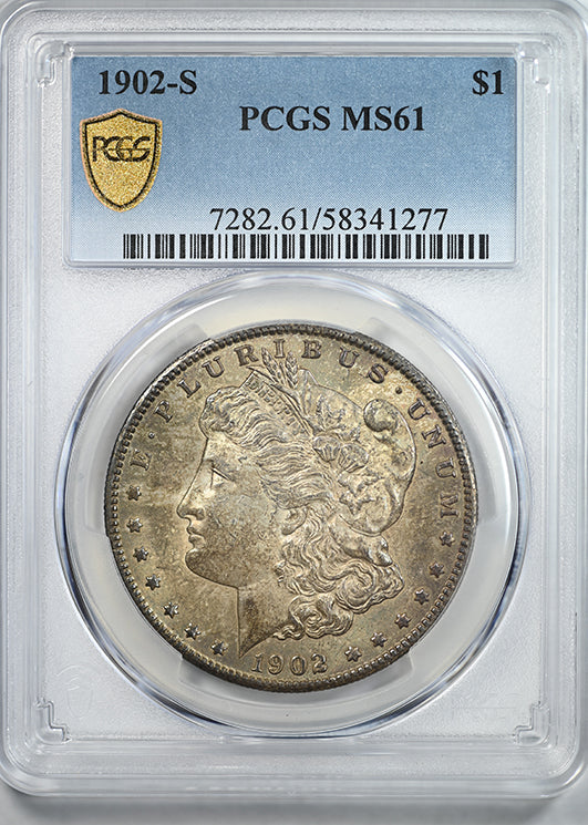 1902-S Morgan Dollar $1 PCGS MS61