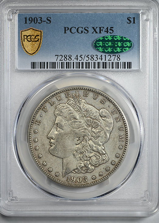 1903-S Morgan Dollar $1 PCGS XF45 CAC