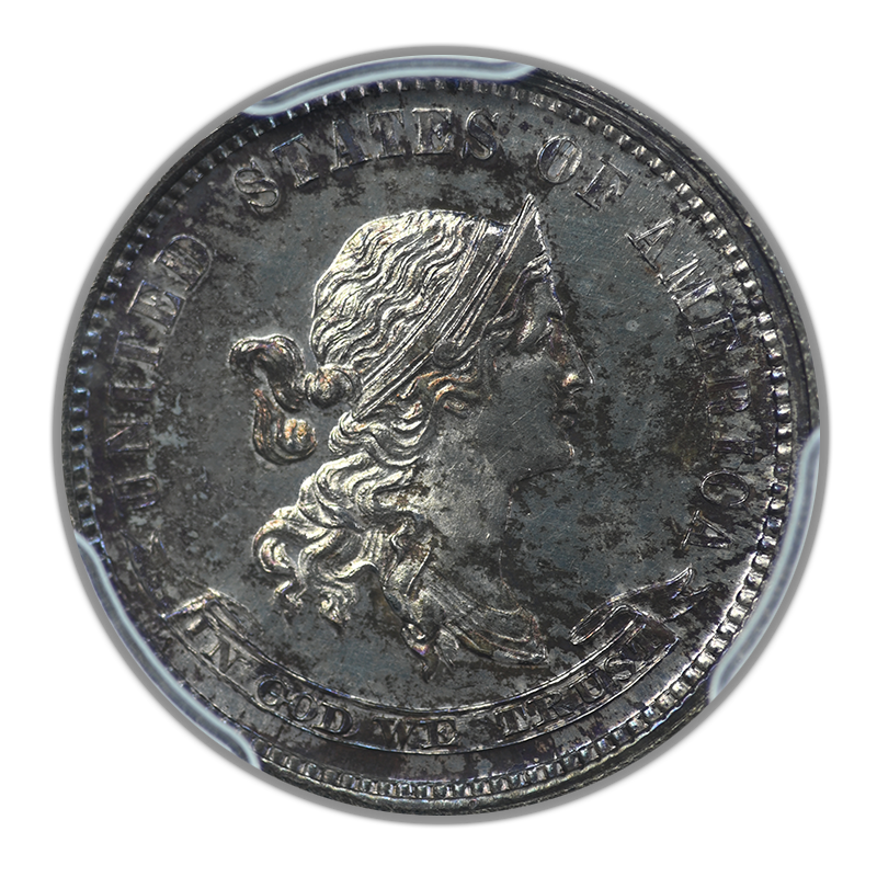 1870 Proof Pattern 10C Cent PCGS PR63 J-844 - TONED!