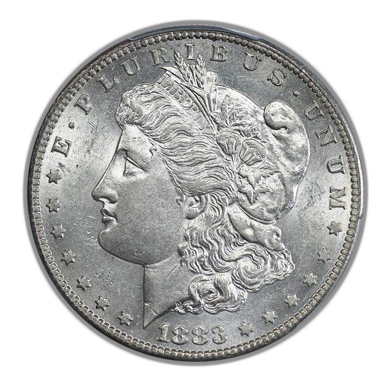 1883-S Morgan Dollar $1 PCGS AU55
