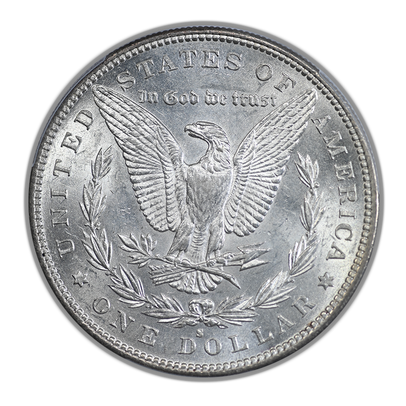 1883-S Morgan Dollar $1 PCGS AU55