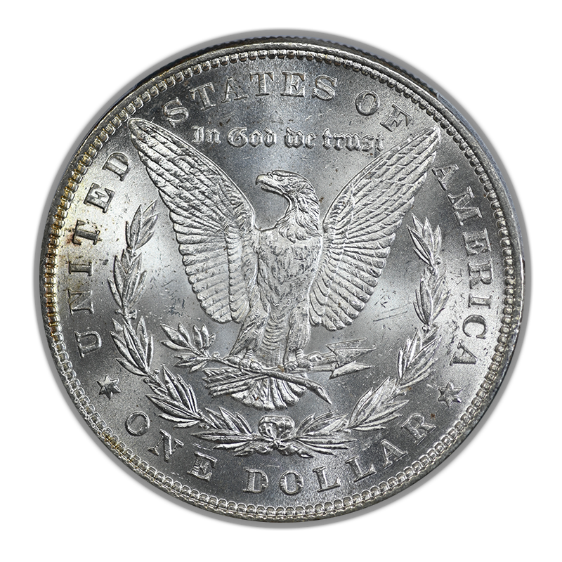 1885 Morgan Dollar $1 PCGS MS62 - TONED!