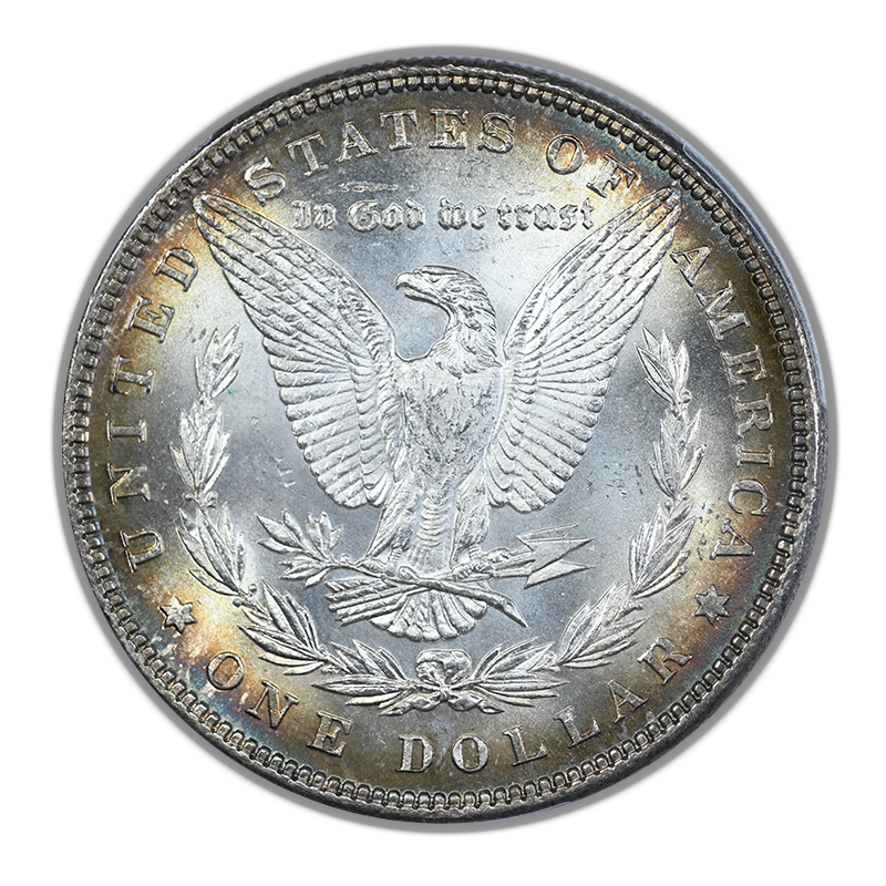 1885 Morgan Dollar $1 PCGS MS62 - TONED!