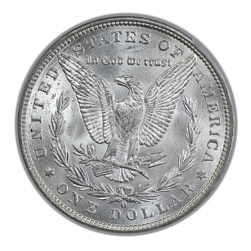 1887-O Morgan Dollar $1 PCGS MS64