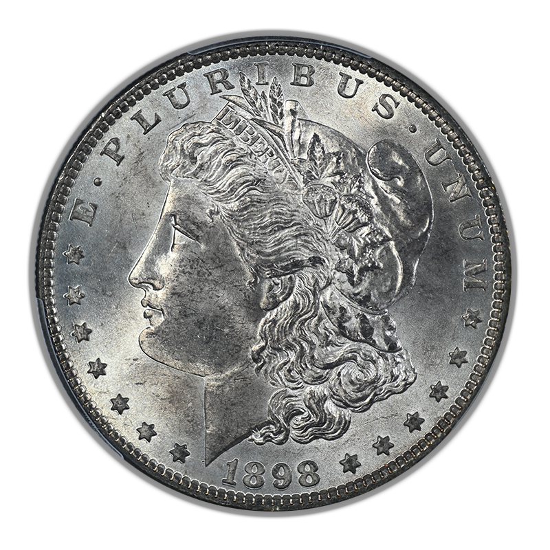 1898 Morgan Dollar $1 PCGS MS64 CAC