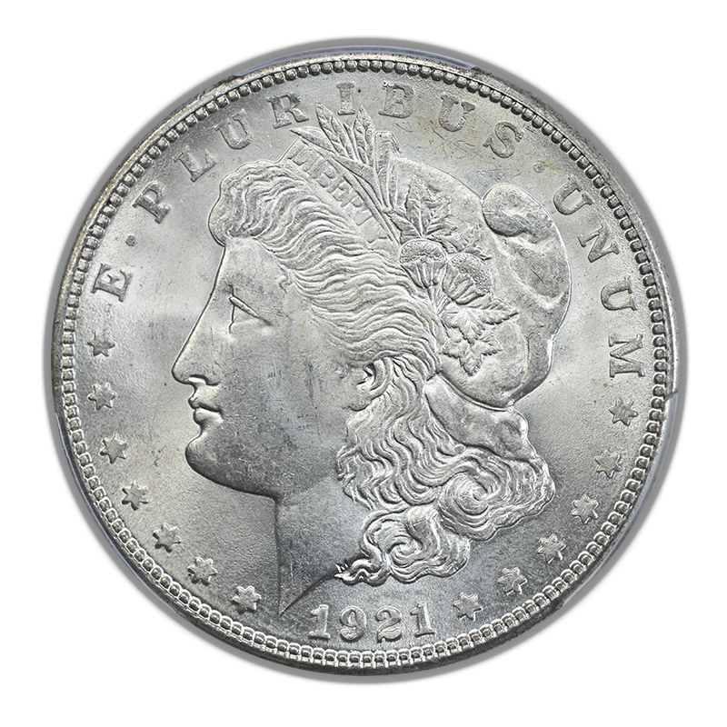 1921-S Morgan Dollar $1 PCGS MS64+