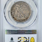 1941-D Walking Liberty Half Dollar 50C PCGS XF45 CAC - RAINBOW TONED!