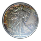1941-D Walking Liberty Half Dollar 50C PCGS XF45 CAC - RAINBOW TONED!