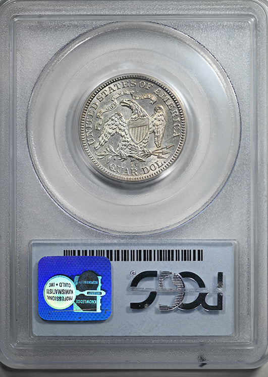 1878-CC Liberty Seated Quarter 25C PCGS AU58